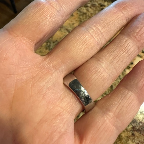 ESPO 925 Sterling Silver CZ Tiger Eye ring - size 7 - Picture 8 of 11